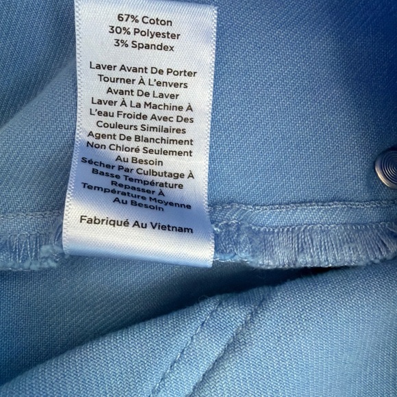 Talbot Wide Leg Crop jeans Lakeside Blue Size 0P - Picture 3 of 15